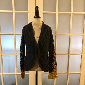 Anthro Sleeping on Snow sweater size M